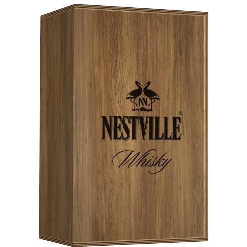 Nestville Whisky B&W Black & White edition + koszulka 40% 0,7 l